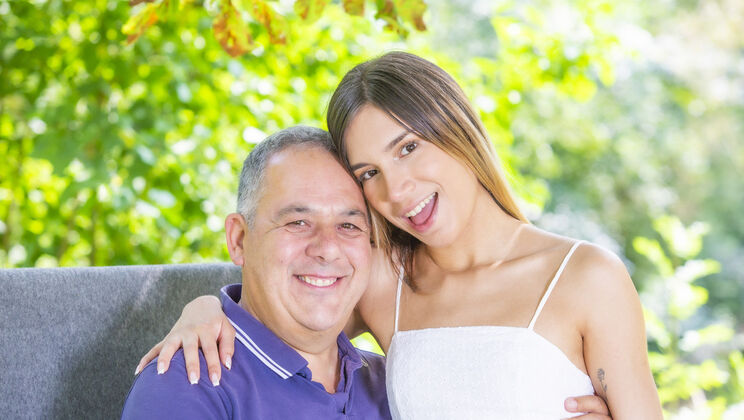 [Oldje] - Old and Young Couple Enjoy Ball Licking Fun