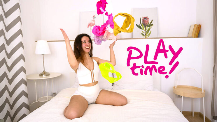 [ClubSweethearts] - Teen Sunny May fingers her tight hole - Sunny May